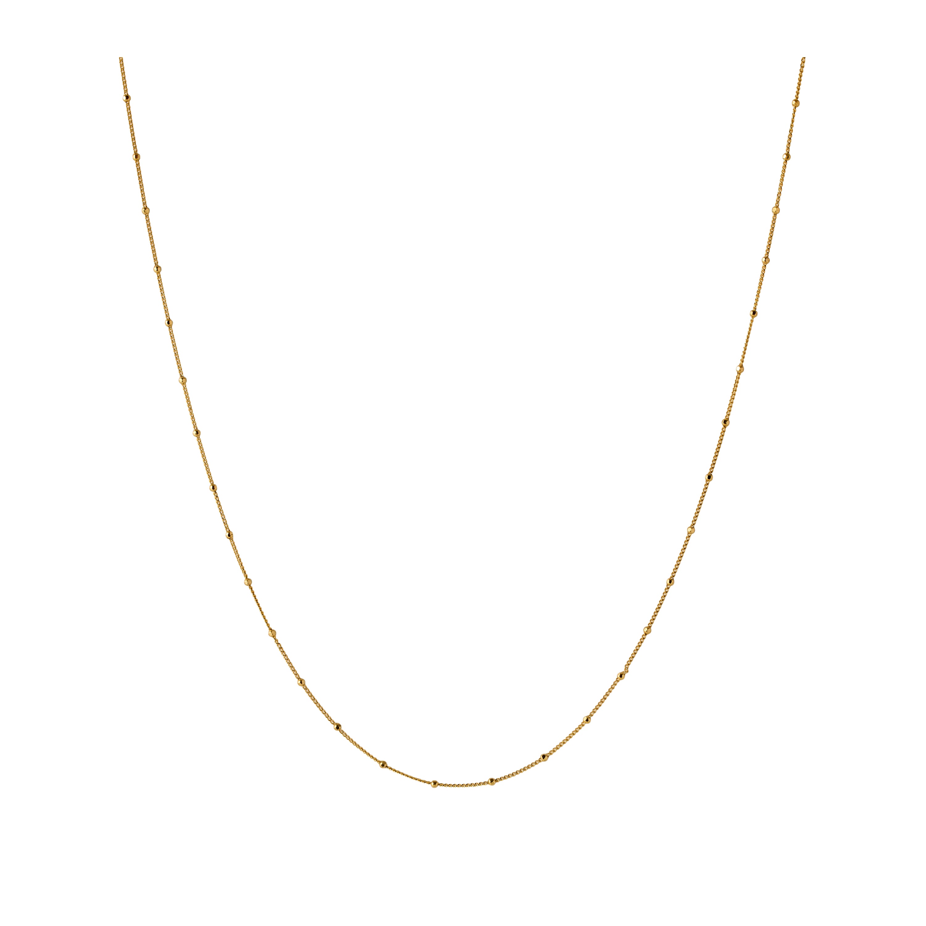 Eda halskæde - forgyldt